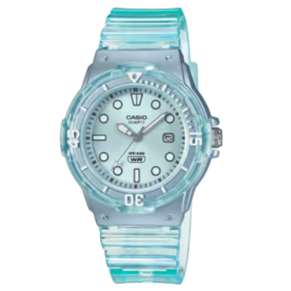 Casio General Pop LRW-200HS-2EV Translucent Blue Resin Band Women Watch